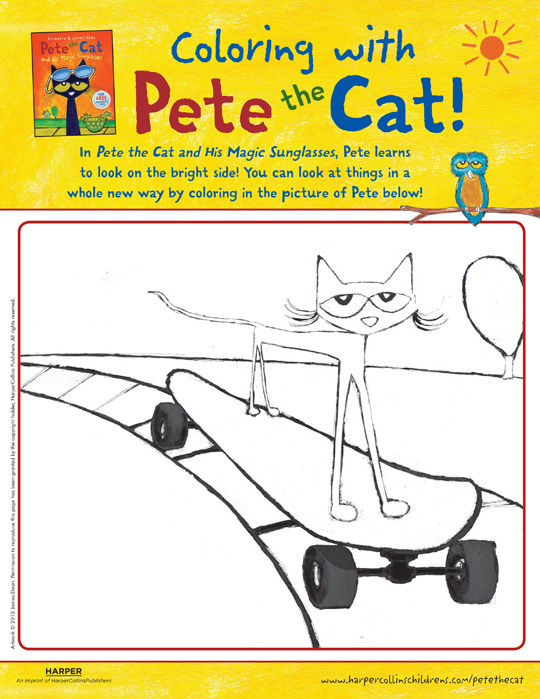 pete the cat printable book